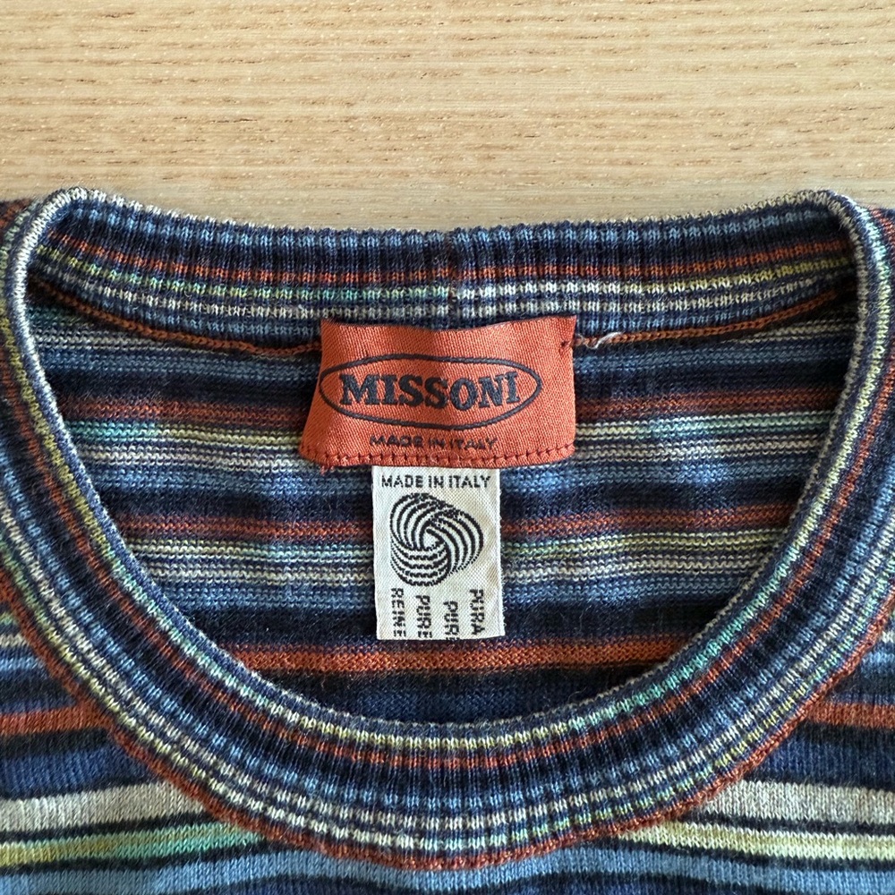 Vintage Missoni Striped Wool Sweater - Picture 4 of 4